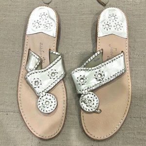 Gold Jack Rogers Sandals - SIZE 10